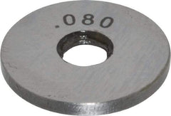 Value Collection - 0.08" Round Steel Spacer Block - Accuracy Grade B - Makers Industrial Supply