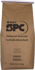 Brady SPC Sorbents - 40 Lb Bag Corncob Granular Sorbent - Universal Use - Makers Industrial Supply