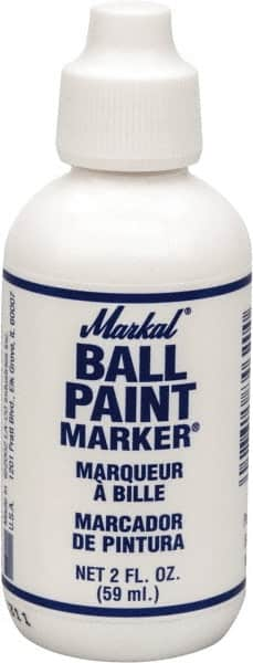 Markal - White Marker/Paintstick - Alcohol Base Ink - Makers Industrial Supply