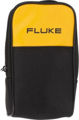 Fluke - Black/Yellow Electrical Test Equipment Case - Use with Digital Multimeters - Makers Industrial Supply