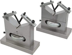 SPI - 3/16 to 5" Capacity, 120° Angle, Steel V-Block - 4" Long x 1-3/4" Wide x 3-9/16" High, Sold as 2 Block Set - Makers Industrial Supply