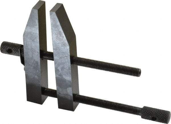 Value Collection - 2-3/4" Max Capacity, 4" Jaw Length, Parallel Clamp - Hardened Steel - Makers Industrial Supply