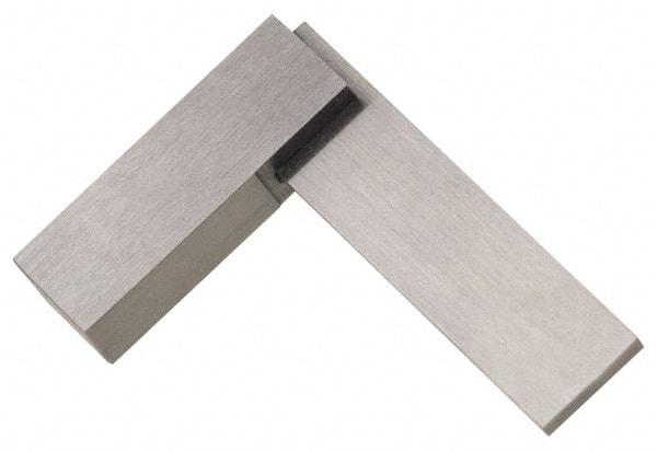 Value Collection - 5" Blade Length, 3" Base Length Steel Square - 0.0003" Accuracy - Makers Industrial Supply