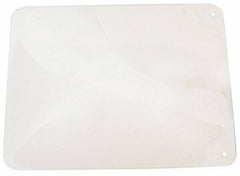 PRO-SAFE - Polycarbonate Concave Shield - 12" Wide x 16" Long x 1/8" Thick, Magnetic Base, For General Purpose Use - Makers Industrial Supply