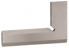 Value Collection - 6-1/4" Blade Length, 4" Base Length Steel Square - 0.0014" Accuracy, Beveled Edge - Makers Industrial Supply