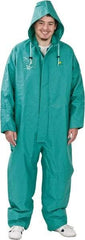 OnGuard - Size 3XL, Green, Chemical Coverall - 1 Pocket, Open Ankle, Open Wrist - Makers Industrial Supply