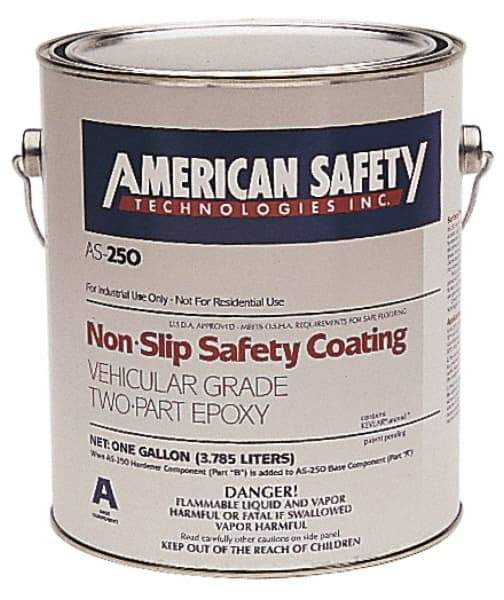 American Safety Technology - 5 Gal Black Antislip Epoxy - Makers Industrial Supply