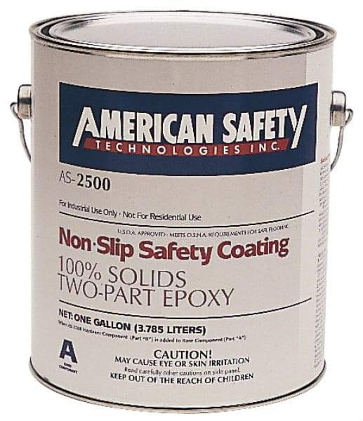 American Safety Technology - 1 Gal Black Antislip Epoxy - Makers Industrial Supply