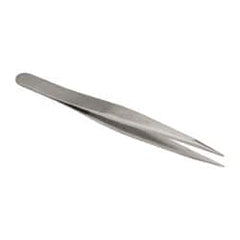 Erem - 4-3/4" OAL OO-SA Precision Tweezers - Fine Straight Point - Makers Industrial Supply