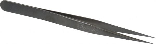 Erem - 4-1/2" OAL 1-SA Precision Tweezers - Fine Straight Point - Makers Industrial Supply