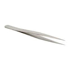 Erem - 4-3/8" OAL 3C-SA Precision Tweezers - Ultra Fine Straight Point - Makers Industrial Supply