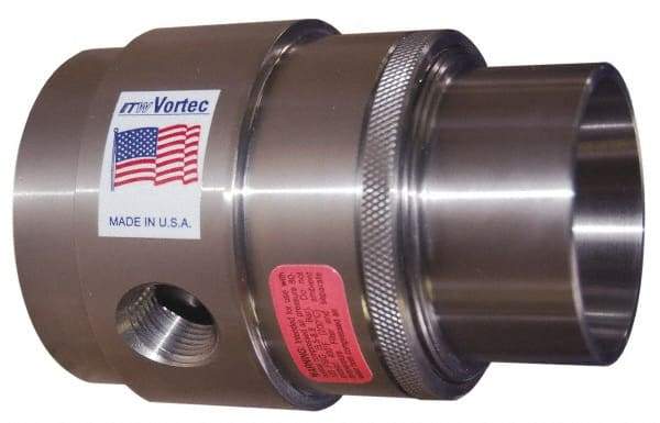 Vortec - 1.57" Inner Diam Stainless Steel Vaccuum Generator - 2-1/2" Intake Diam & 1.97" Discharge Diam - Makers Industrial Supply