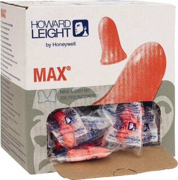 Howard Leight - Disposable, Uncorded, 33 dB, Contoured & Bell Earplugs - Assorted Colors, 200 Pairs - Makers Industrial Supply