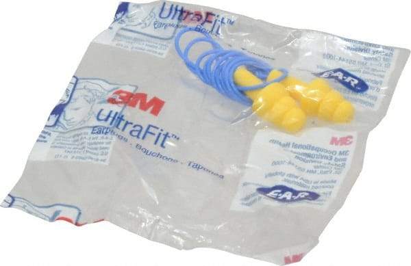 Aearo E-A-R - Reusable, Corded, 25 dB, Flange Earplugs - Yellow, 20 Pairs - Makers Industrial Supply