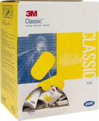 3M - Disposable, Uncorded, 29 dB Earplugs - Yellow, 200 Pairs - Makers Industrial Supply