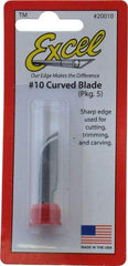 Excel - 5 Piece Steel Hobby Blade - 1-7/16" OAL - Makers Industrial Supply