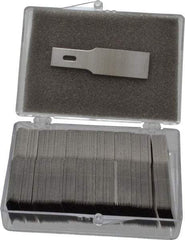 Excel - 100 Piece Steel Hobby Blade - 1-13/16" OAL - Makers Industrial Supply