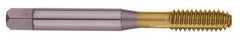 OSG - #5-40 UNC H7 Thread Limit Modified Bottoming Thread Forming Tap - Cobalt, TiN Finish, 1-15/16" OAL, 5/8" Thread Length, Right Hand Thread, Series HY-PRO NRT - Makers Industrial Supply