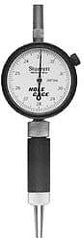 Starrett - 0.03 to 0.13" Dial Bore Gage - 0.001" Graduation, Hardened Tool Steel - Makers Industrial Supply