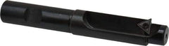 APT - 25/32 Inch Diameter, Solid Pilot, Straight 5/8 Inch Shank Diameter, 1 Insert, Indexable Counterbore - 4-1/2 Inch Overall Length, TPGH 215 Insert - Makers Industrial Supply