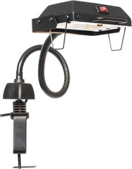 Electrix - 27 Inch, Gooseneck, Clamp on, Halogen, Black, General Purpose Task Light - 100 Watt, Nonmagnifying - Makers Industrial Supply