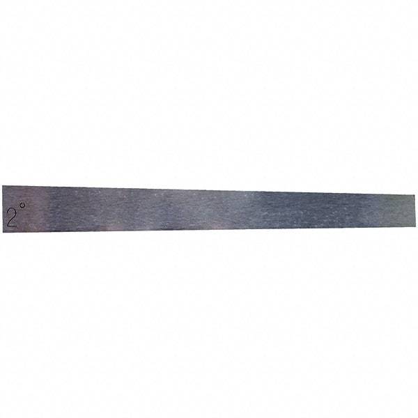 Value Collection - 2° Angle, 3 Inch Long, Angle Block - 55 RC Hardness - Makers Industrial Supply