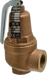 Conbraco - 3/4" Inlet, 3/4" Outlet, ASME Safety Relief Valve - 30 Max psi, 827,000 BTUs - Makers Industrial Supply