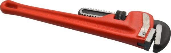 Ridgid - 14" Cast Iron Straight Pipe Wrench - 2" Pipe Capacity - Makers Industrial Supply