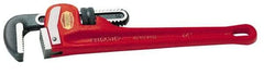 Ridgid - 24" Cast Iron Straight Pipe Wrench - 3" Pipe Capacity - Makers Industrial Supply