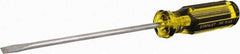 Stanley - Standard Slotted Screwdriver - Round Shank, Acetate Handle - Makers Industrial Supply