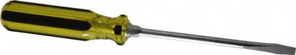 Stanley - Standard Slotted Screwdriver - Round Shank, Acetate Handle - Makers Industrial Supply