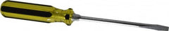 Stanley - Standard Slotted Screwdriver - Round Shank, Acetate Handle - Makers Industrial Supply