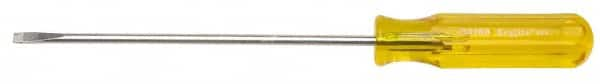 Xcelite - Standard Slotted Screwdriver - Round Shank, Acetate Handle - Makers Industrial Supply