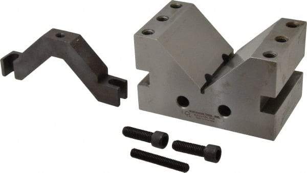 Suburban Tool - 3-1/4" Max Capacity, 90° Angle, Hardened Steel V-Block - 3" Long x 5" Wide x 3" High, Sold as Individual - Makers Industrial Supply