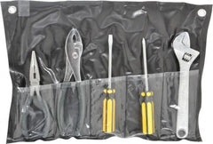 Value Collection - 5 Piece Mechanic's Tool Set - Comes in Tool Roll - Makers Industrial Supply