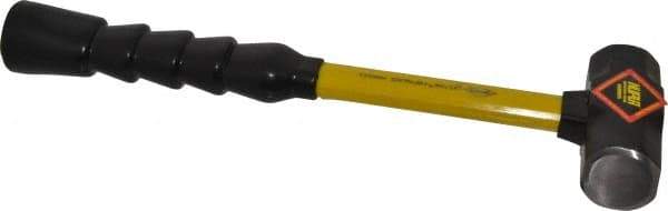 NUPLA - 2 Lb Head, 14" Long Sledge Hammer - Steel Head, Fiberglass Handle - Makers Industrial Supply