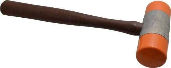 Made in USA - 2 Lb Head Plastic Faced Mallet - Wood Handle - Makers Industrial Supply