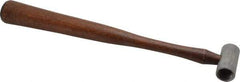 Made in USA - 1/4 Lb Head 3/4" Face Plastic Split Head Hammer without Faces - Wood Handle - Makers Industrial Supply