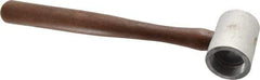 Made in USA - 2 Lb Head 2" Face Plastic Split Head Hammer without Faces - Wood Handle - Makers Industrial Supply