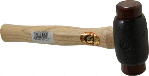 Value Collection - 3 Lb Head 1-3/4" Face Iron Soft Face Hammer - Wood Handle - Makers Industrial Supply