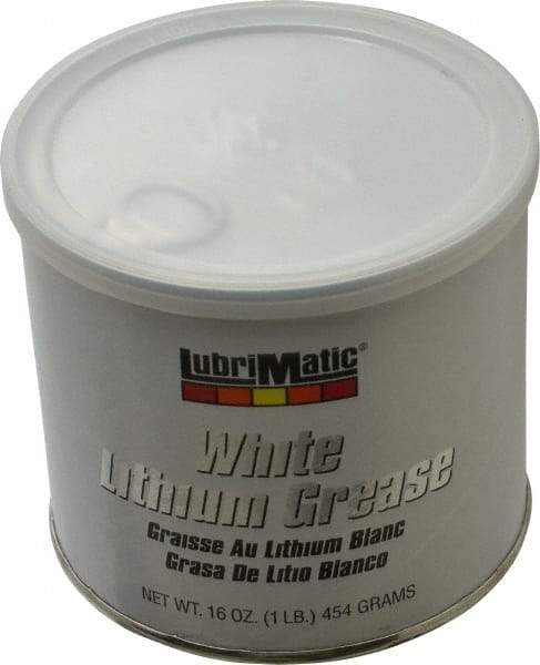 LubriMatic - 16 oz Can Lithium General Purpose Grease - White, 290°F Max Temp, NLGIG 2, - Makers Industrial Supply