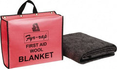 Steiner - Wool Fire Blanket - 7 Ft. Long x 62 Inch Wide, Comes in Tote Bag - Makers Industrial Supply