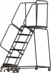 Ballymore - Rolling & Wall Mounted Ladders & Platforms Type: Rolling Warehouse Ladder Style: Rolling Safety Ladder - Makers Industrial Supply