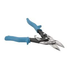Wiss - 1-3/8" Length of Cut, Left Pattern Aviation Snip - 9-3/4" OAL, Nonslip Textured Grip Handle - Makers Industrial Supply