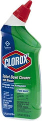 Clorox - 24 oz Bottle Gel Toilet Bowl Cleaner - Bleach Scent, Disinfectant, Nonacidic, Toilet Bowl - Makers Industrial Supply