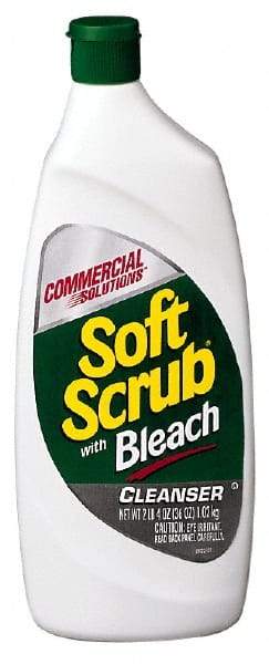 Soft Scrub - 36 oz Bottle All-Purpose Cleaner - Liquid, Disinfectant, Unscented - Makers Industrial Supply