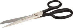 Wiss - 3-3/4" LOC, 8-1/8" OAL Inlaid Shears - Straight Handle, For General Purpose Use - Makers Industrial Supply