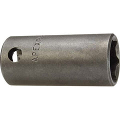 Apex - Impact Sockets Drive Size (Inch): 3/8 Size (Inch): 7/16 - Makers Industrial Supply