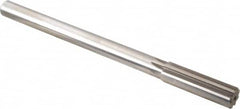 Alvord Polk - 47/64" High Speed Steel 8 Flute Chucking Reamer - Straight Flute, 5/8" Straight Shank, 2-1/2" Flute Length, 9-1/2" OAL - Makers Industrial Supply