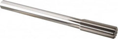 Alvord Polk - 57/64" High Speed Steel 10 Flute Chucking Reamer - Straight Flute, 3/4" Straight Shank, 2-5/8" Flute Length, 10" OAL - Makers Industrial Supply